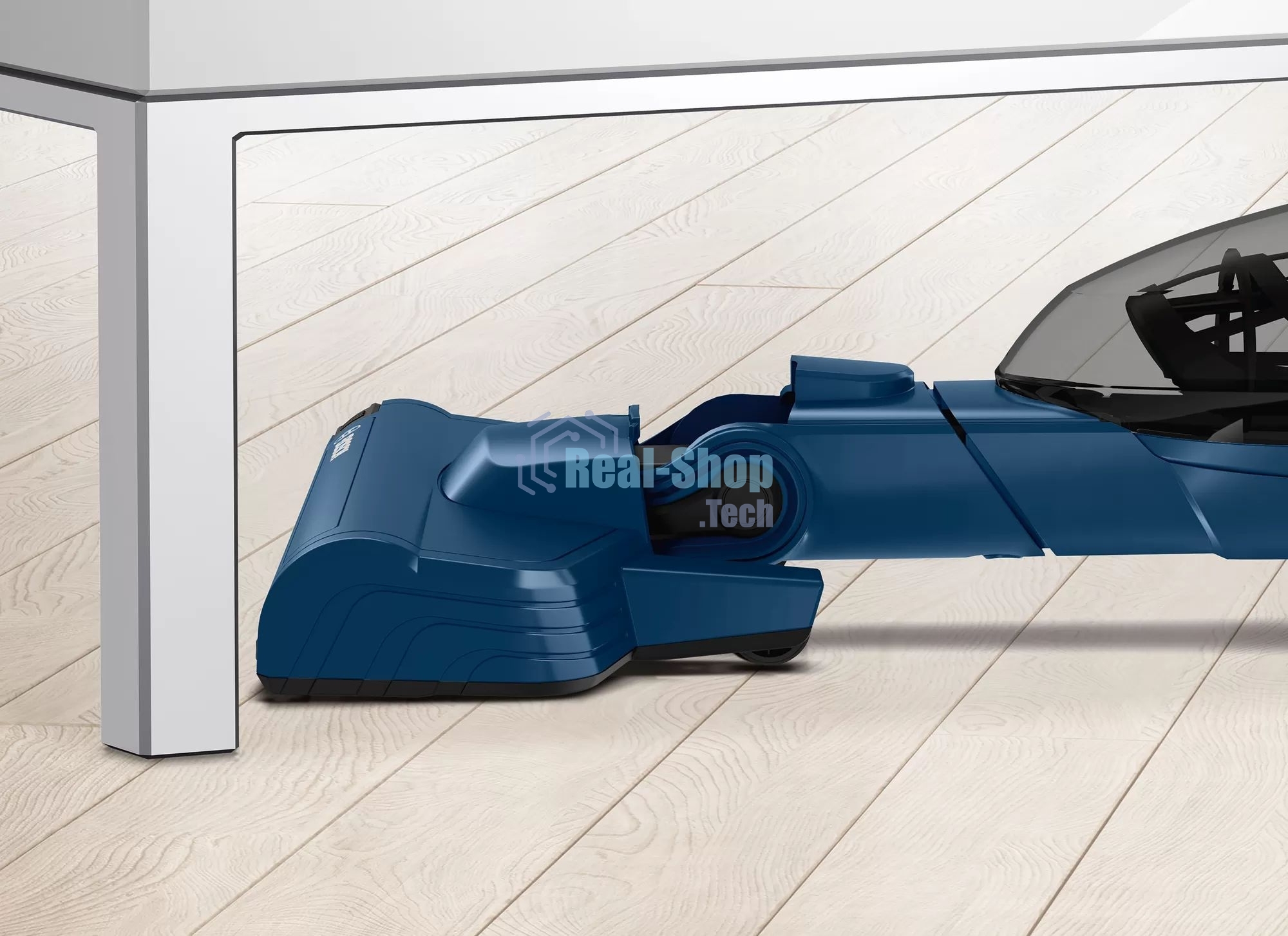 Пылесос вертикальный Bosch BCHF 2MX20 синий, питание от аккумулятора, 150 Вт, уборка сухая, пылесборник 0.4 л