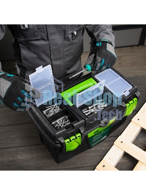 Ящик для инструментов Сибртех 18”, с органайзерами