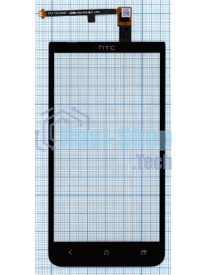 Сенсорное стекло (тачскрин) для HTC One XC X720d, черное