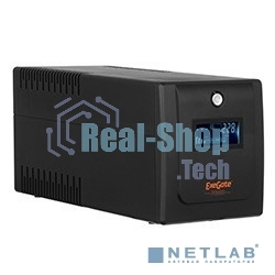 Источник бесперебойного питания ExeGate SpecialPro Smart LLB-2200.LCD.AVR.EURO.RJ.USB / 2200 ВА / 1300 Вт / 4 x CEE 7 (евророзетка)