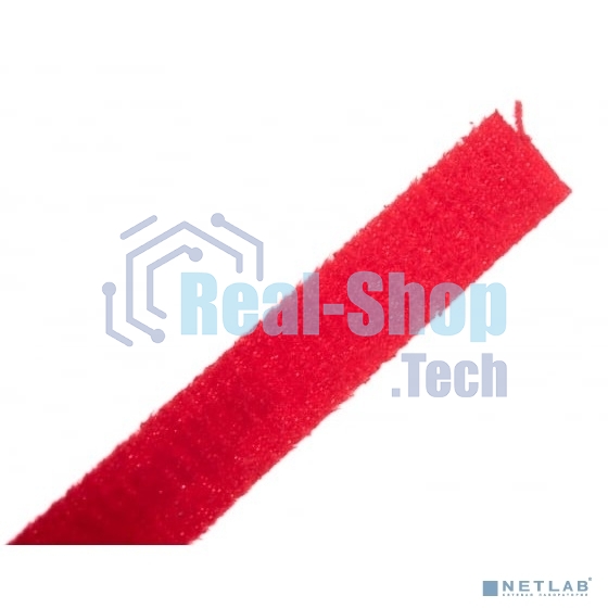Лента (липучка) Hyperline WASNR-5x9-RD в рулоне, ширина 9 мм, длина 5 м, красная