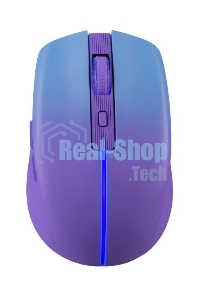 Мышь беспроводная Defender Mystery MM-301 фиолетовый, 1600 dpi, радиоканал, Bluetooth, USB, кнопки - 6