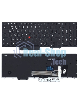 Клавиатура для ноутбука Lenovo Thinkpad P15 T15g черная