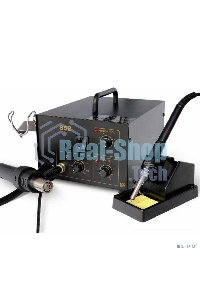 Паяльная станция Rexant, 2 в 1: паяльник+термофен, 150-480 °С