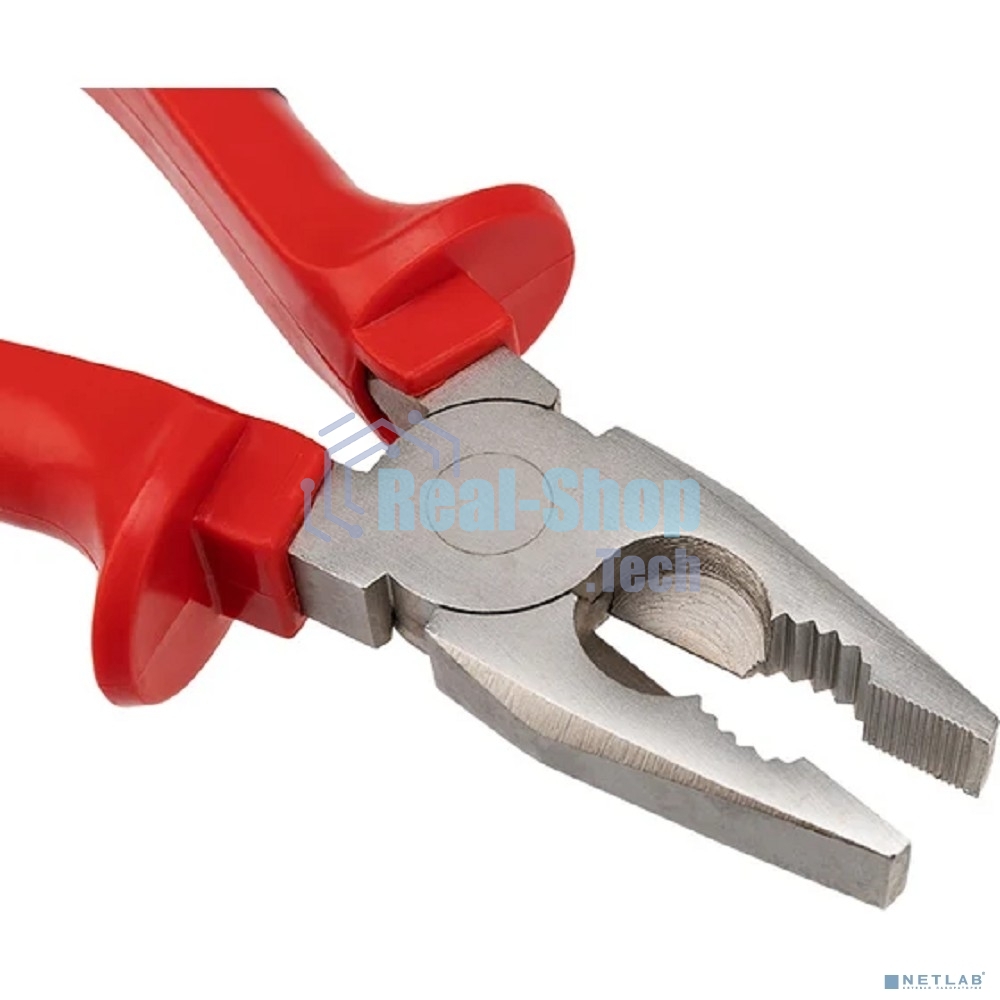 Плоскогубцы комбинированные Rexant 200 мм никелированные, двухкомпонентные рукоятки