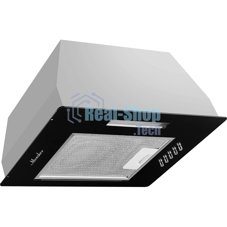 Вытяжка встраиваемая Monsher ANGERS 40 Noir черный, 40 см, 800 куб. м/ч, 45 дБ