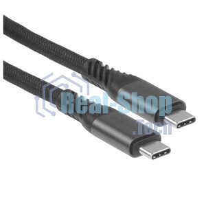 Кабель USB4 TypeCM/CM 16K@60Hz 80Gbps, PD 240W, медь Telecom 1.2м TUS855-1.2M
