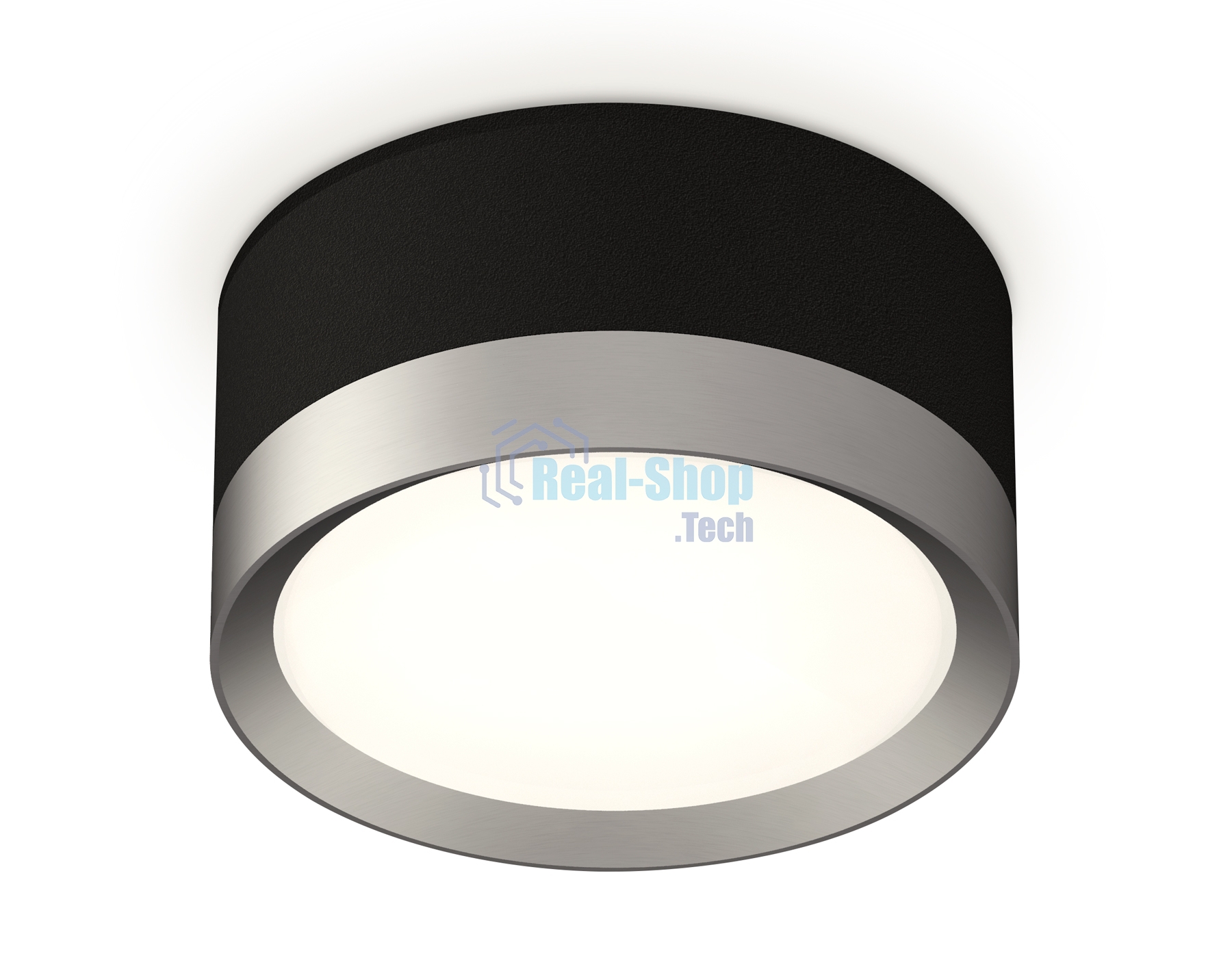 Светильник Ambrella Light XS8102003 SBK/MCH черный песок/хром матовый GX53 (C8102, N8121)