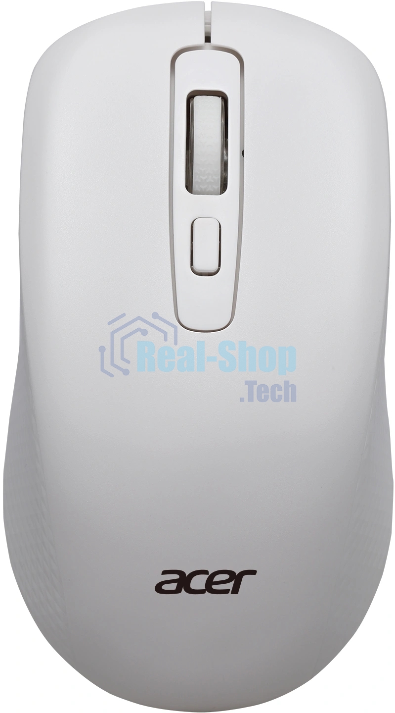 Мышь беспроводная Acer OMR309 белый, 1600 dpi, радиоканал, USB, кнопки - 4