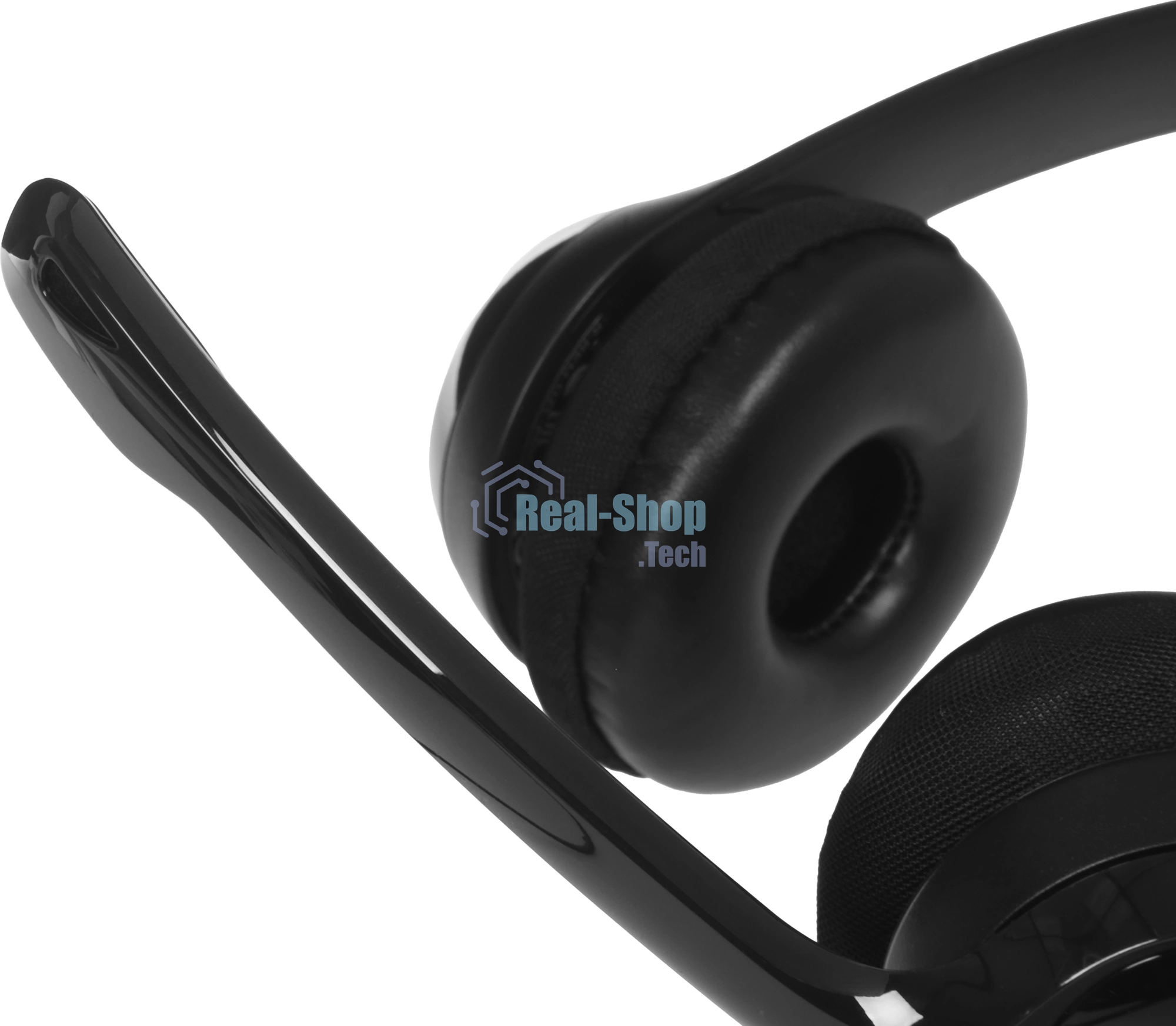 Гарнитура Logitech H390 чёрный, проводная, USB