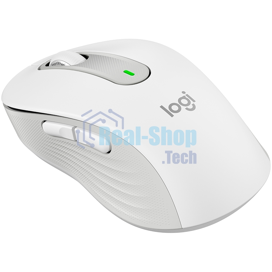 Мышь беспроводная Logitech Signature M650 белый, 4000 dpi, радиоканал, Bluetooth, USB, кнопки - 5