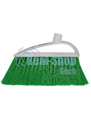 Щетка Home Palisad пластмассовая для подметания пола, премиум, 23 см, без черенка, салат. щетина