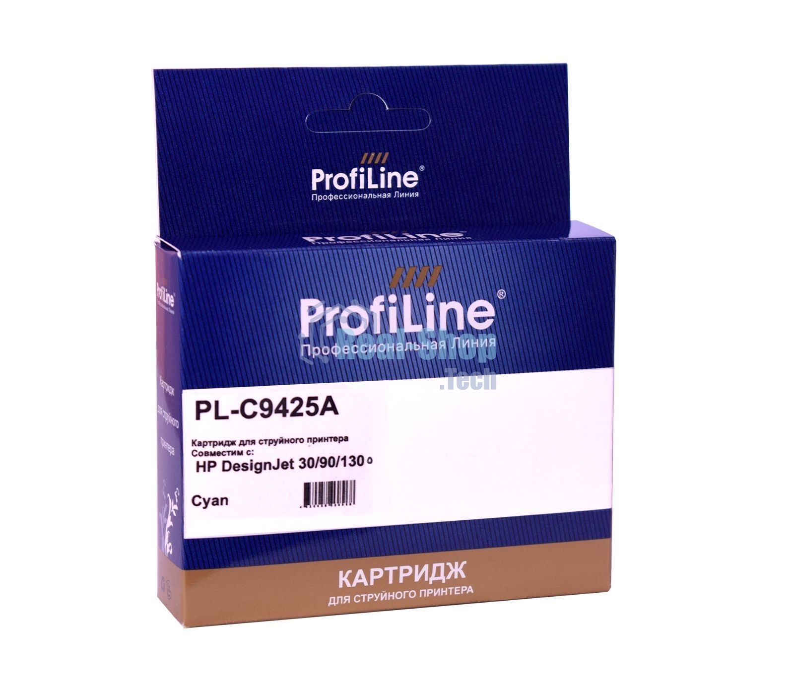 Картридж струйный ProfiLine PL-C9425A (№85) для принтеров HP DesignJet 30/90/130 с чернилами Cyan