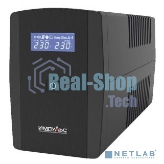 Источник бесперебойного питания Импульс JS10114 1000 ВА/600 Вт, Tower, Schuko, LCD, Serial, USB
