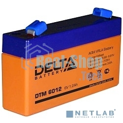 Батарея Delta DTM 6012 (1.2 А\ч, 6В) свинцово- кислотный аккумулятор