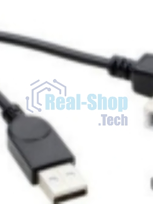 Кабель USB 2.0 на USB-B угол вверх 0,3 м