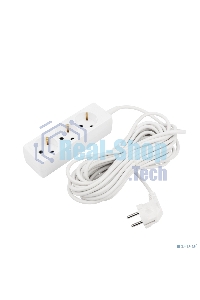 Удлинитель PROconnect 3 гнезда, 10 м, 3х0.75 мм², с/з, белый