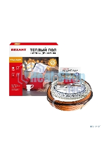 Теплый пол Rexant Standard RND-180-2700 (2700Вт/180м/S обогрева, м2: 17,0-22,5) (двух жильный)