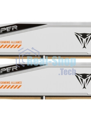 Оперативная память Patriot Viper Elite 5 Ultra RGB, DDR5, 32GB (2x16GB), 6000 MHz, CL28, с радиатором, RGB, чёрный