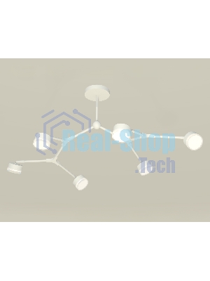 Светильник Ambrella light XB9055204/6 SWH/FR/CL белый песок/белый матовый/прозрачный GX53 (C9055, N8399)