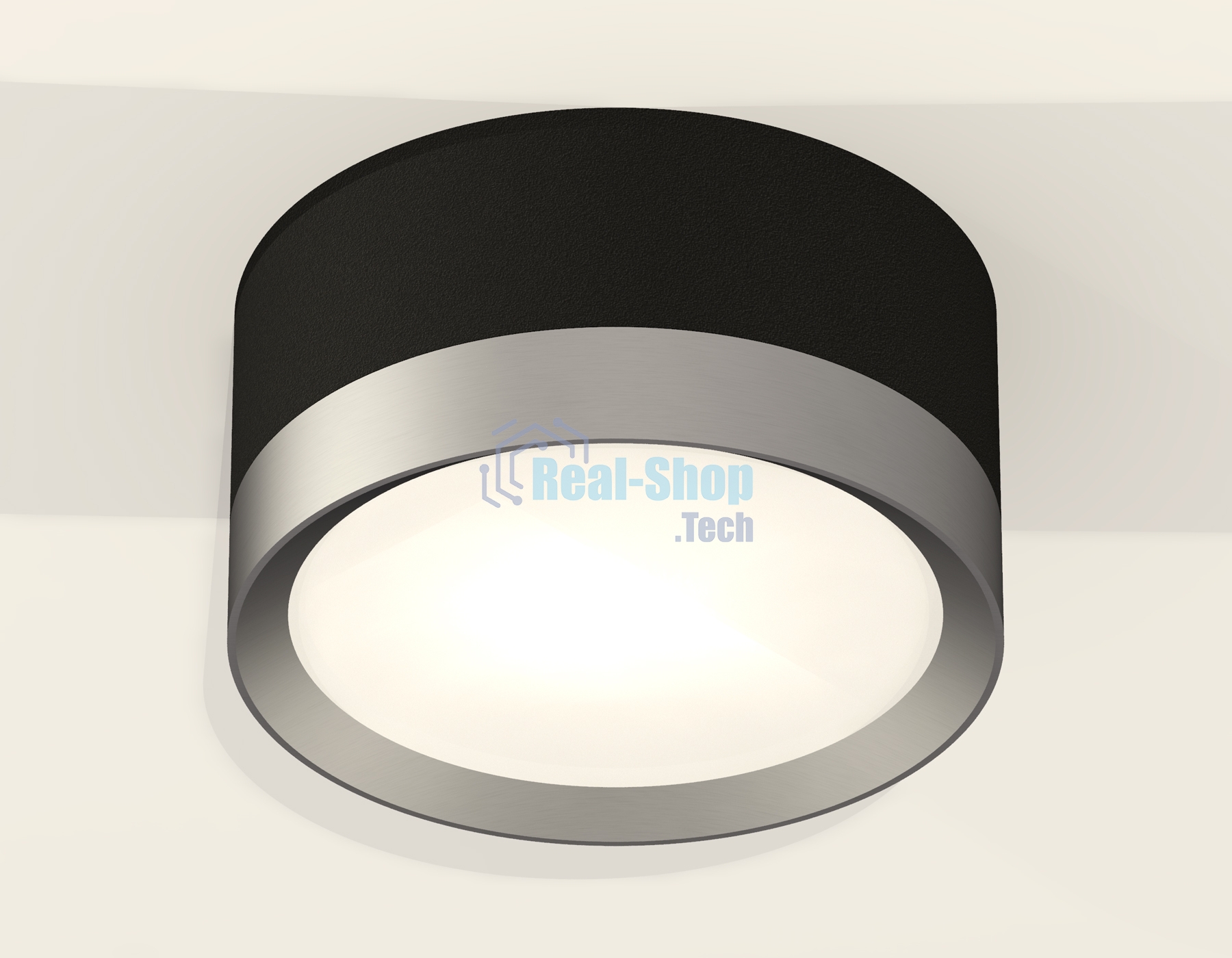 Светильник Ambrella Light XS8102003 SBK/MCH черный песок/хром матовый GX53 (C8102, N8121)