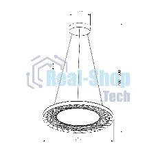 40024/1 LED / подвесной светильник  / серый