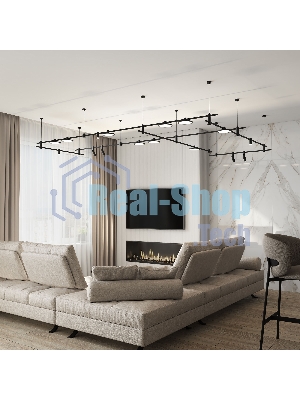 Трековый светильник 85125/01 10W 3000K  (чёрный) Esthetic Magnetic