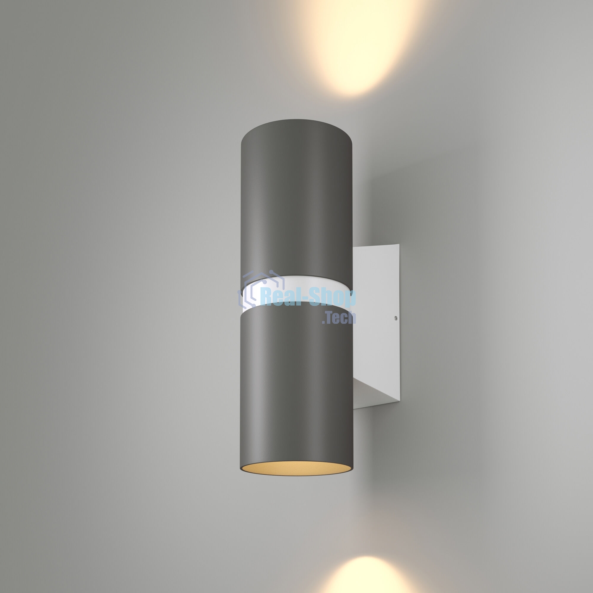 Liberty LED (35124/U) Светильник садово-парковый серый/белый