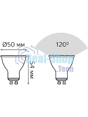 Лампа светодиодная Gauss Elementary MR16 11W 850lm 3000K GU10 LED