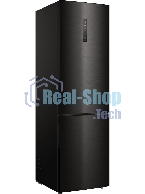 Холодильник Haier C4F740CBXGU1 черный двухкамерный 286/115л морозилка снизу, No Frost
