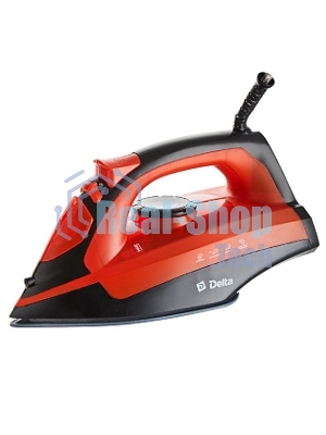 Утюг Delta DL-755 черный с оранжевым