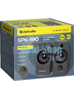 Акустическая система Defender 2.0 SPK-190 черный