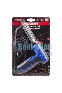 Паяльник-пистолет импульсный Rexant, керам. нагреватель, 25 Вт/130 Вт, 230 В, серия 