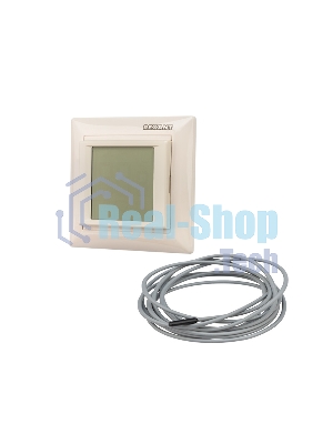 Терморегулятор сенсорный программируемый Rexant RX-421H, бежевый, совместим с Legrand серии Valena