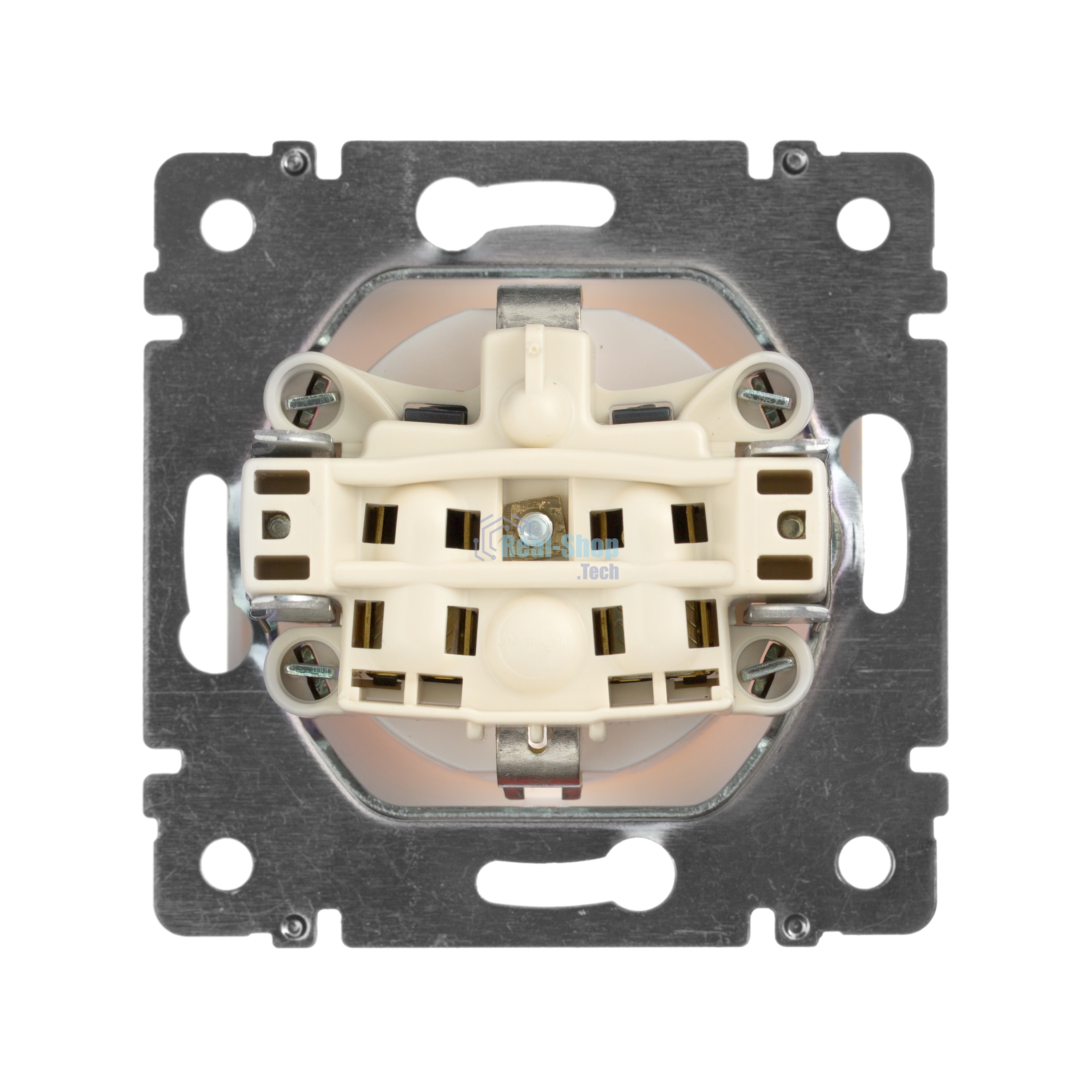 Розетка электрическая Valena с заземлением и шторками (белая) Legrand 774421