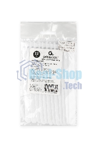 Хомуты-липучки на основе ленты Velcro VT-145x11WT 145 x 11 мм, белые (12 шт.)