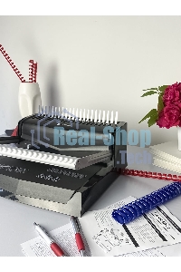 Переплетчик Heleos БП-22 A4/перф.13л.сшив/макс.500л./пластик.пруж. (6-51мм)