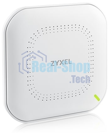 Точка доступа Zyxel NebulaFlex NWA90AX PRO, WiFi 6, 802.11a/b/g/n/ac/ax (2,4 и 5 ГГц), MU-MIMO, антенны 3x3, до 575+2400 Мбит/с, 1xLAN 2.5GE, PoE, защита от 4G/5G, БП в комплекте
