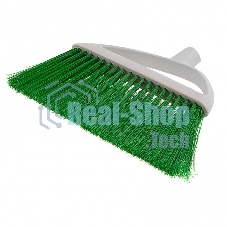 Щетка Home Palisad пластмассовая для подметания пола, премиум, 23 см, без черенка, салат. щетина
