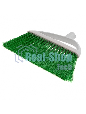 Щетка Home Palisad пластмассовая для подметания пола, премиум, 23 см, без черенка, салат. щетина