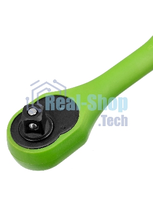 Ключ трещотка Сибртех двухкомпонентная рукоятка 1/2