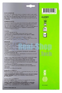 Фотобумага Cactus CS-GA518050 A5/180г/м2/50л./белый глянцевое для струйной печати