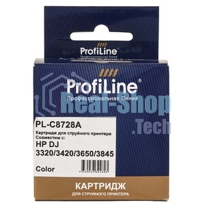 Картридж струйный ProfiLine PL-C8728A для принтеров HP DJ 3320/3420/3845 Color водн