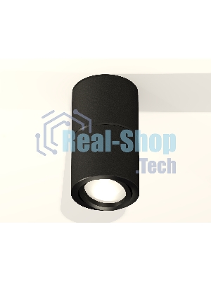 Светильник Ambrella Light XS7402160 SBK/PBK черный песок/черный полированный MR16 GU5.3 (C7402, A2071, C7402, N7002)