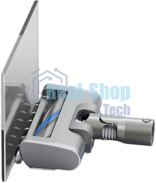 Пылесос вертикальный Vitek VT-CLSAQUA_RAPID серый стальной/серебристый, питание от аккумулятора, 220 Вт, уборка влажная/сухая, пылесборник 0.55 л