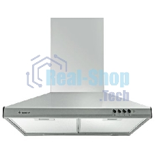 Вытяжка каминная Gefest ВО 10 К44 серебристый, 60 см, 300 куб. м/ч, 75 дБ