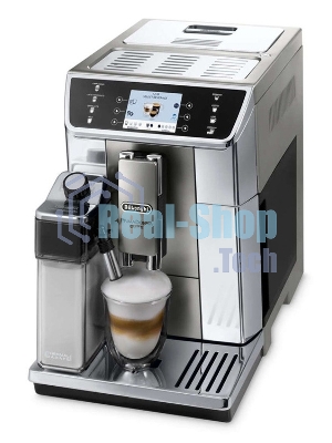 Кофемашина автоматическая DeLonghi ECAM650.55.MS серебристый, исп. кофе - зерновой/молотый, 2 л, 1450 Вт, 19 Бар.