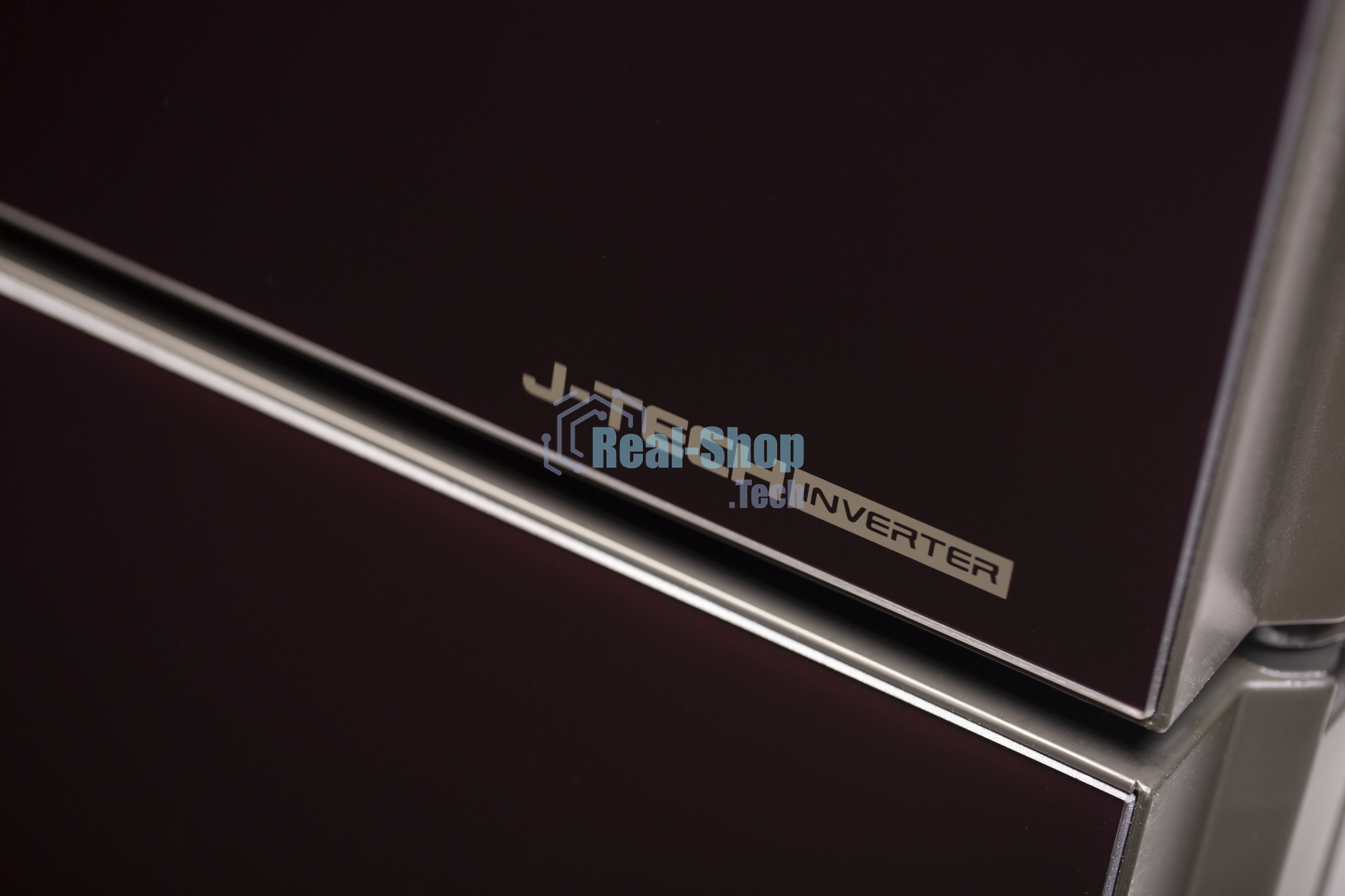 Холодильник Sharp SJ-GX98PRD темно-бордовый трехкамерный Side by Side 394/211 л морозилка снизу