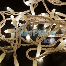 Гирлянда Neon-night Нить 10м, с эффектом мерцания, белый ПВХ, 230В, Теплый белый