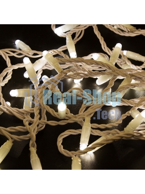 Гирлянда Neon-night Нить 10м, с эффектом мерцания, белый ПВХ, 230В, Теплый белый